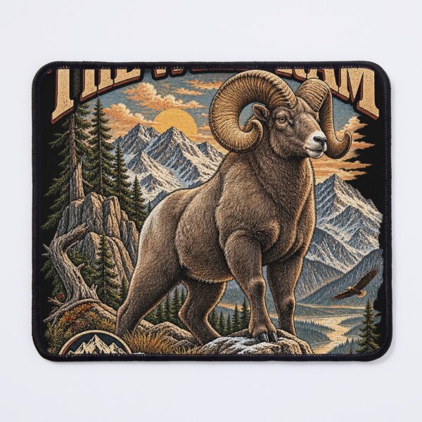 Item preview, THE WILD RAM designed and sold by KrungiT Design .