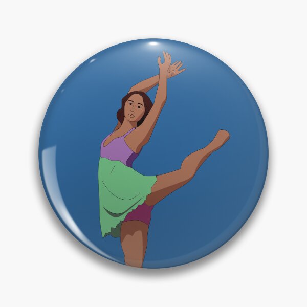Item preview, beautiful lyrical dancer illustration designed and sold by clawinyourback.