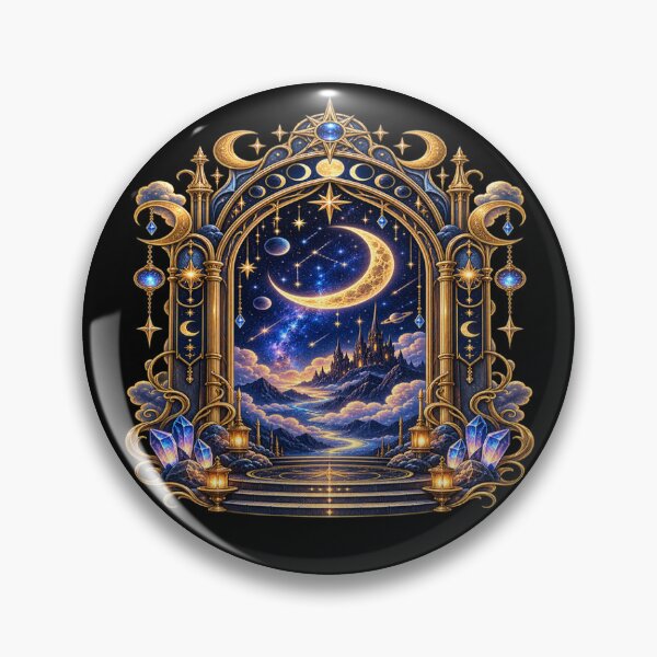 Item preview, Moonlit Astral Portal – Mystical Gateway to the Stars designed and sold by TroviTutto.