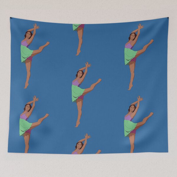 Item preview, beautiful lyrical dancer illustration designed and sold by clawinyourback.