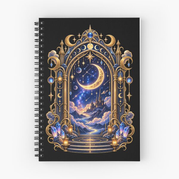 Item preview, Moonlit Astral Portal – Mystical Gateway to the Stars designed and sold by TroviTutto.
