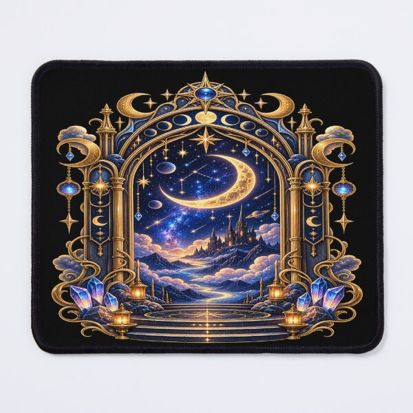 Item preview, Moonlit Astral Portal – Mystical Gateway to the Stars designed and sold by TroviTutto.