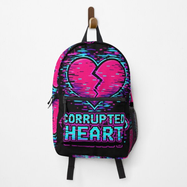 Item preview, Corrupted Heart – Glitch Pixel Break Symbol designed and sold by JupiterGlitchEmpire.