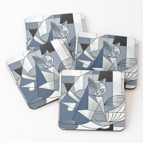Item preview, cubist animal artwork designed and sold by forget45studio.