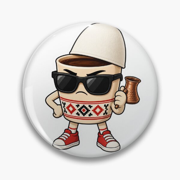 Item preview, Cool Albanian with Qeleshe and sunglasses designed and sold by NorthPeak Studio.