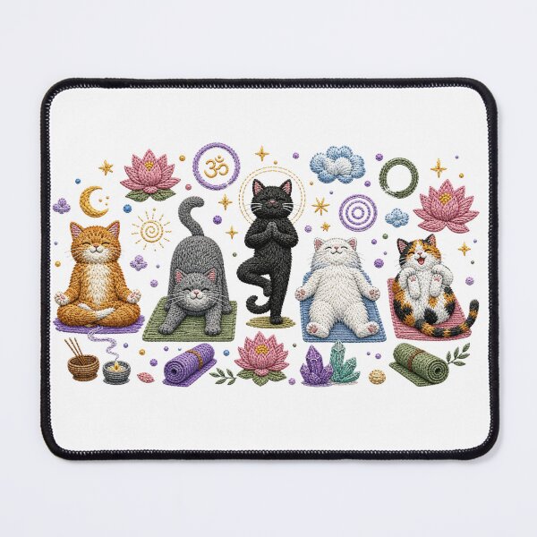 Item preview, Yoga Meditation Cats Spiritual Design - Mindfulness designed and sold by Winarrts.
