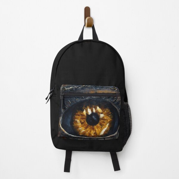 Item preview, Midnight Guardian - Golden Eye in Dark Oil Painting designed and sold by MAISON SYLVIE.