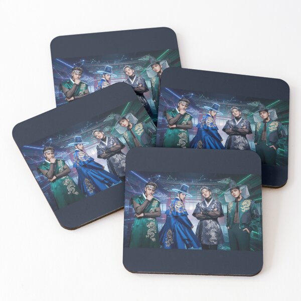Item preview, Royal K-Pop Boy Group (Wide): Modern Fusion Hanbok Stage Fashion designed and sold by SOOstudio73.