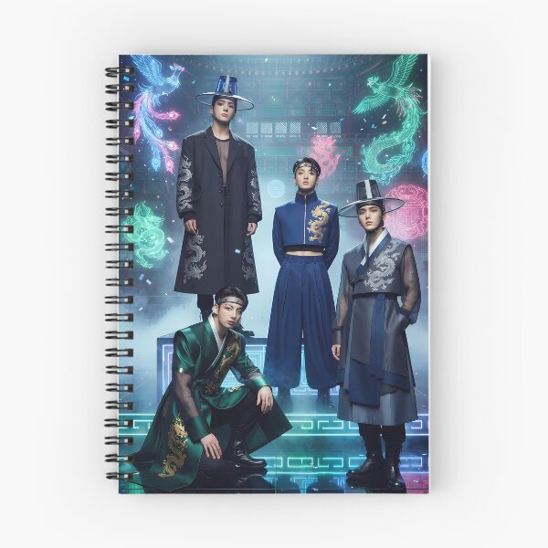 Item preview, Royal K-Pop Boy Group (Wide): Modern Fusion Hanbok Stage Fashion designed and sold by SOOstudio73.