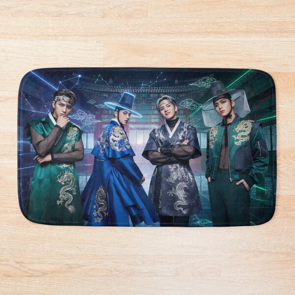 Item preview, Royal K-Pop Boy Group (Wide): Modern Fusion Hanbok Stage Fashion designed and sold by SOOstudio73.