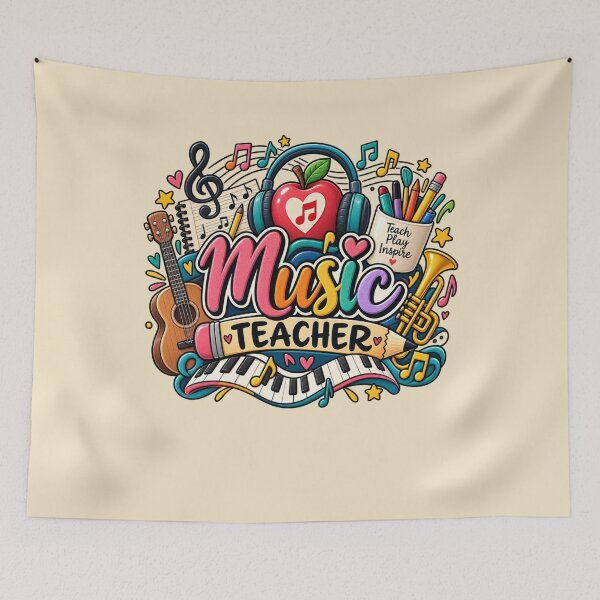 Item preview, Music Teacher Back To School Gift designed and sold by Corvoria.
