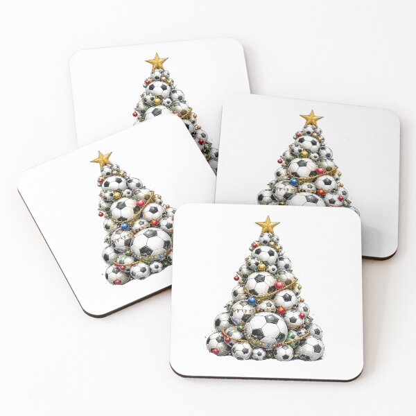 Item preview, Festive Soccer Ball Christmas Tree for Football Fans designed and sold by Wilcox PhotoArt.