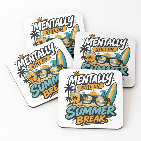 Item preview, Mentally Still on Summer Break Funny Back to School Shirt Sticker designed and sold by Sunday.Supply.