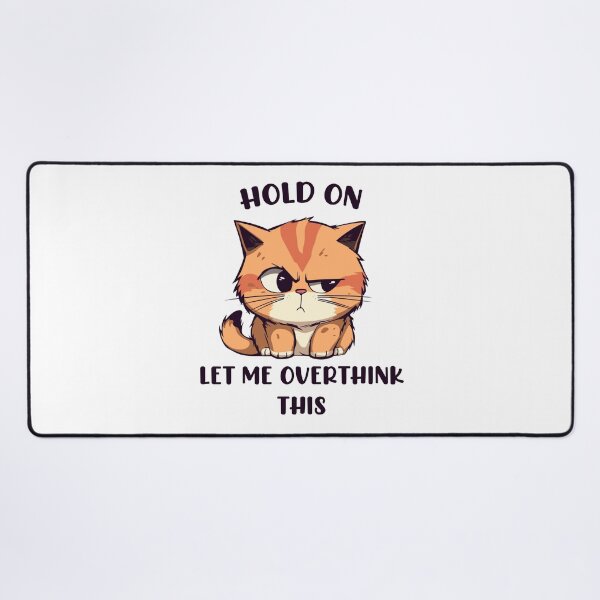 Item preview, Overthinking Cat designed and sold by AyushkaAgarwal.
