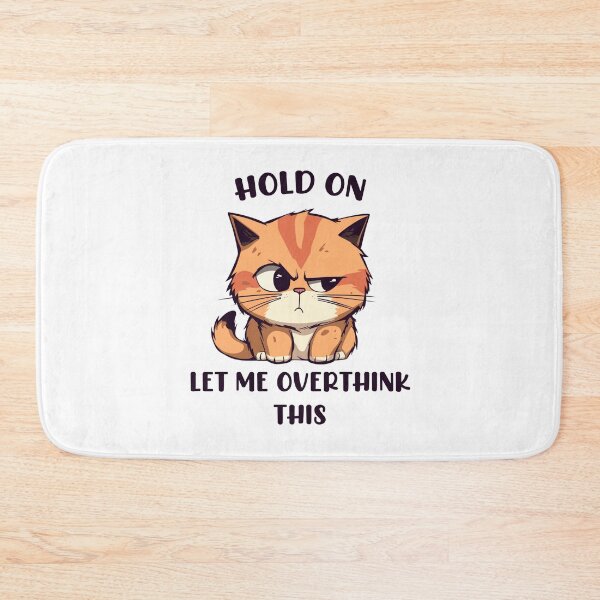 Item preview, Overthinking Cat designed and sold by AyushkaAgarwal.