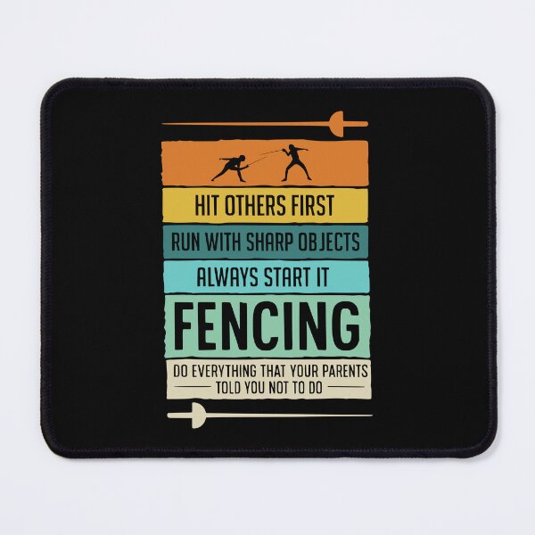 Item preview, retro fencing quote designed and sold by kiakuki.