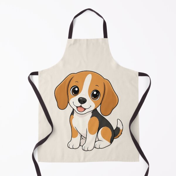 Item preview, Cute Beagle Puppy – Kawaii Tricolor Dog Illustration designed and sold by FloreDreamStudio.
