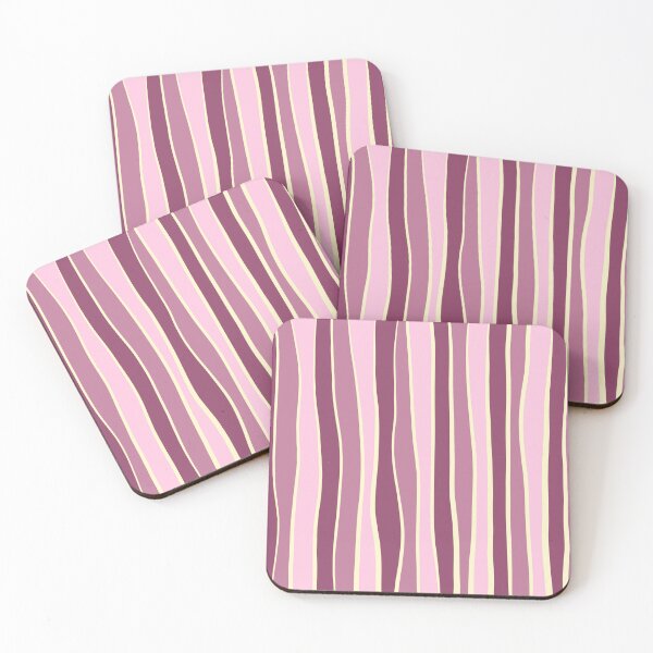 Item preview, Imperfect stripe- Dusty rose pink designed and sold by Pattern Petals.
