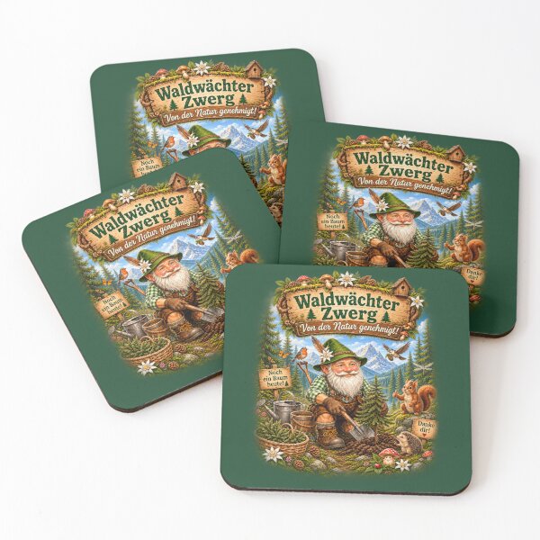 Item preview, Forest Ranger Gnome – Nature Approved Funny Bavarian Forest Design designed and sold by Alpine-Ink.