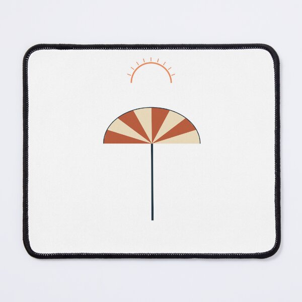 Item preview, Beach Umbrella And Sun Minimalist Design designed and sold by BondiDrift.