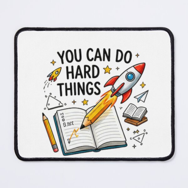 Item preview, You Can Do Hard Things — Inspirational Teacher & Student Design designed and sold by Tipsy24.