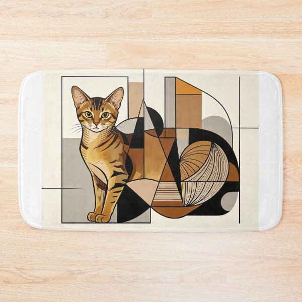 Item preview, cubist animal artwork designed and sold by forget45studio.
