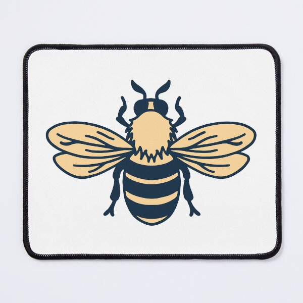 Item preview, Simple Geometric Line Art Honey Bee designed and sold by Vision Crafted.