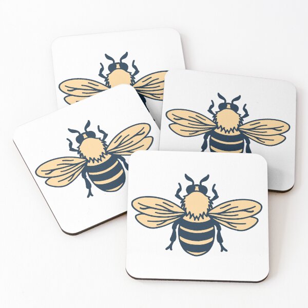 Item preview, Simple Geometric Line Art Honey Bee designed and sold by Vision Crafted.