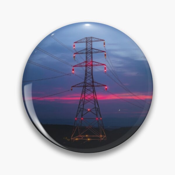Item preview, Red Light Pylon Crescent Twilight Horizon designed and sold by Pylon-Bureau.