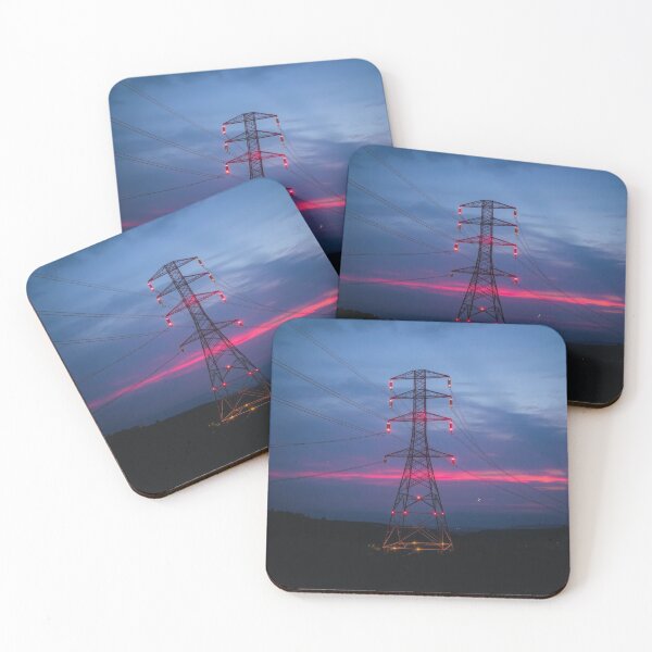 Item preview, Red Light Pylon Crescent Twilight Horizon designed and sold by Pylon-Bureau.