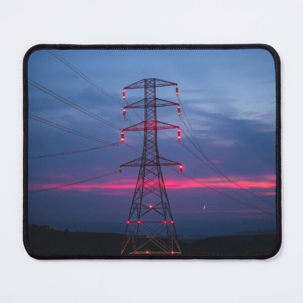 Item preview, Red Light Pylon Crescent Twilight Horizon designed and sold by Pylon-Bureau.