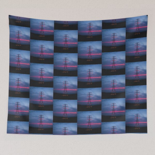 Item preview, Red Light Pylon Crescent Twilight Horizon designed and sold by Pylon-Bureau.