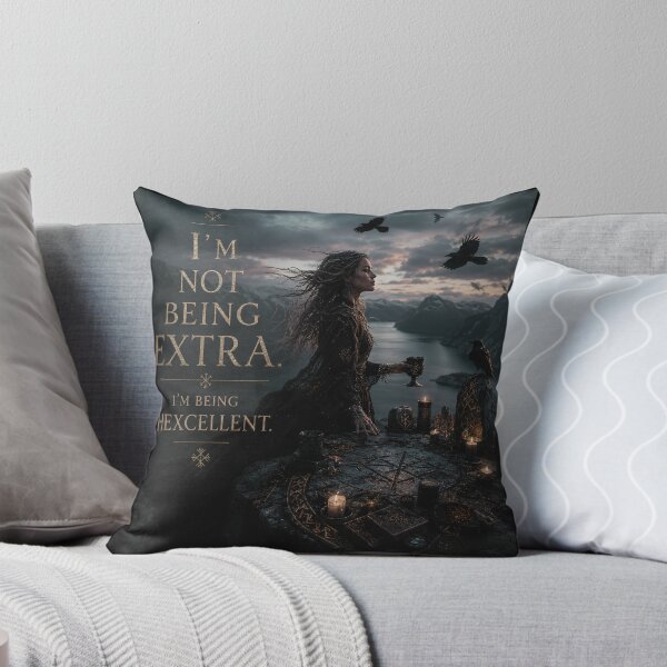 Item preview, Norwegian Witch Hexcellent Pun Quote Art designed and sold by NorwegianWitch.