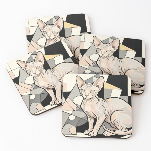 Item preview, cubist animal artwork designed and sold by forget45studio.