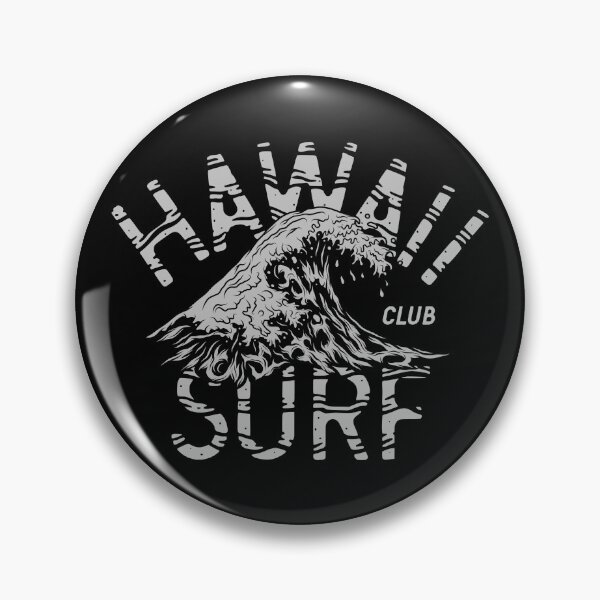 Item preview, Hawaii Surf Club Ocean Wave Vintage Woodcut Engraving Graphic designed and sold by heedooppod.