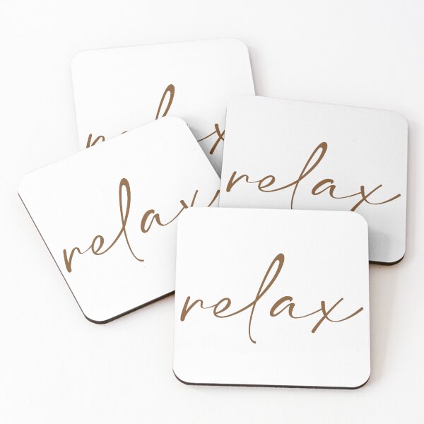 Artikelvorschau, Relax - Elegant Handwritten Cursive Quote entworfen und verkauft von eMKa82.