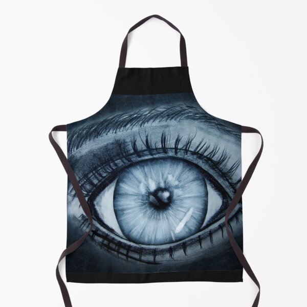 Artikelvorschau, Ocean Vision - Monochrome Blue Eye Drawing entworfen und verkauft von MAISON SYLVIE.