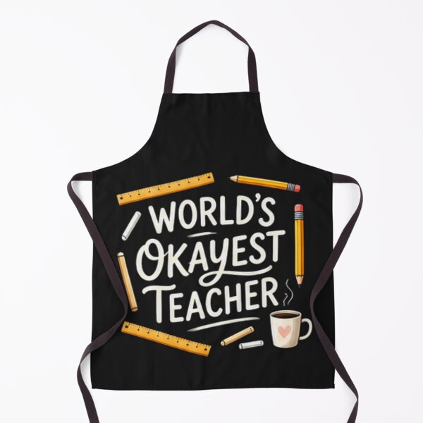 Item preview, World's Okayest Teacher — Funny Teacher Appreciation Gift designed and sold by Tipsy24.