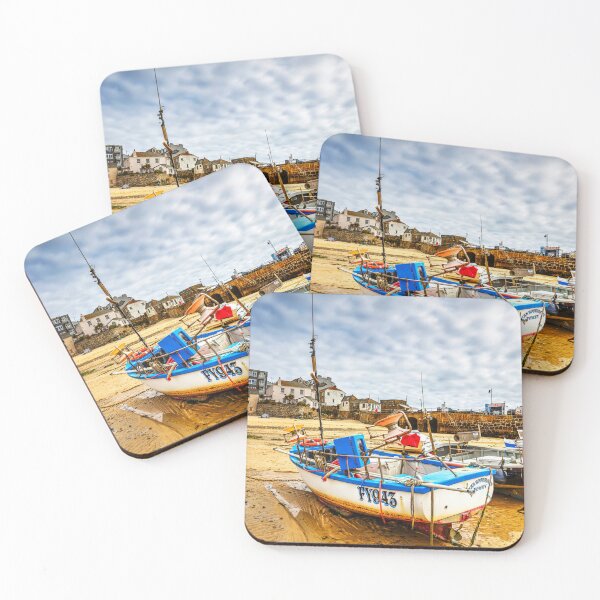 Item preview, St Ives Harbour Boats at Low Tide, Cornwall, United Kingdom designed and sold by Paul Thompson Photography.