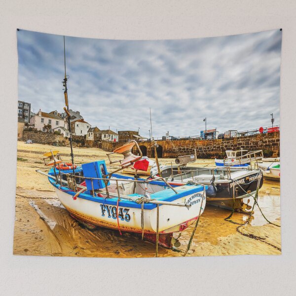 Item preview, St Ives Harbour Boats at Low Tide, Cornwall, United Kingdom designed and sold by Paul Thompson Photography.