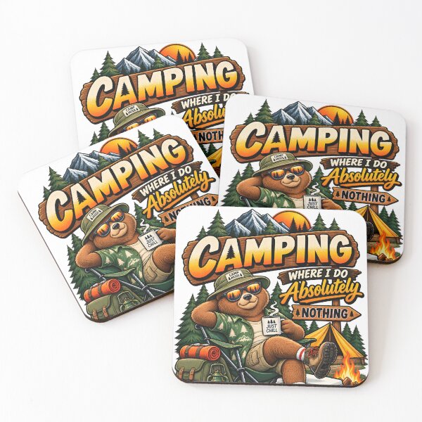 Item preview, camping vibes designed and sold by aliraweb.