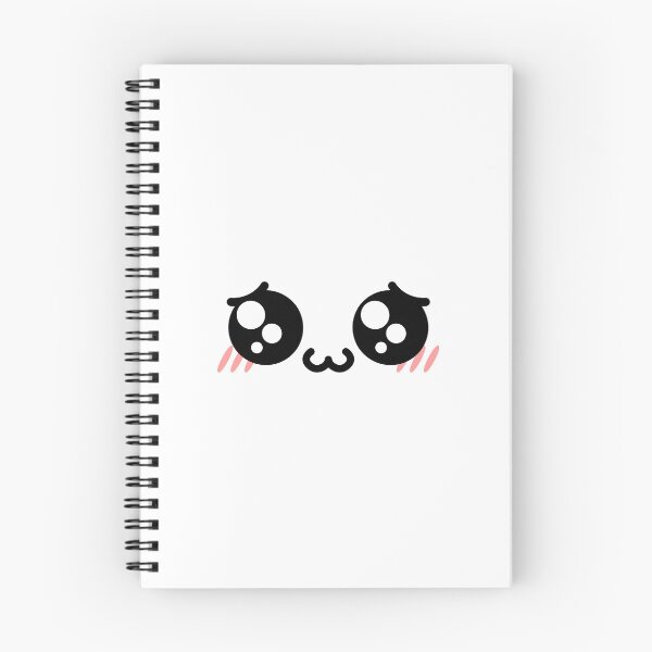 Item preview, Cute kawaii owo blushing shy face designed and sold by BlushyPrint.
