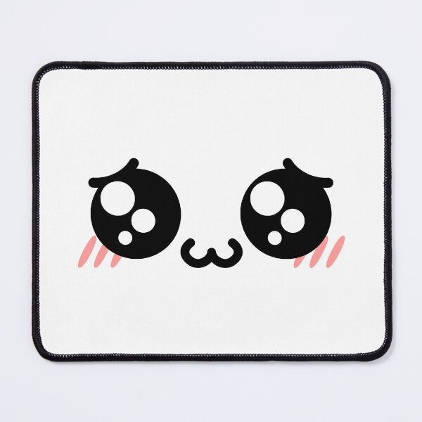 Item preview, Cute kawaii owo blushing shy face designed and sold by BlushyPrint.