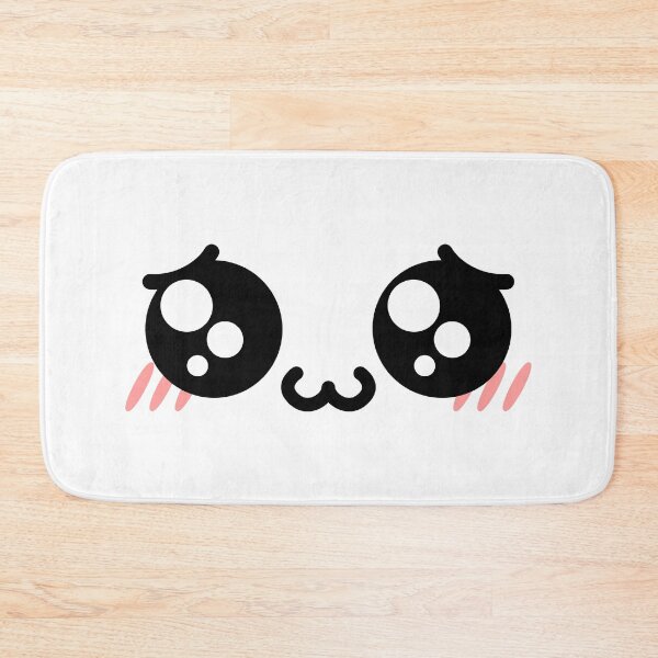 Item preview, Cute kawaii owo blushing shy face designed and sold by BlushyPrint.