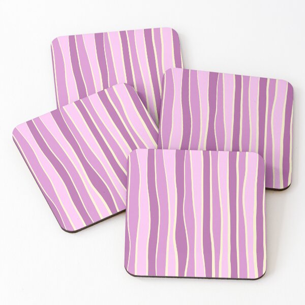 Item preview, Imperfect stripe- Rose pink designed and sold by Pattern Petals.
