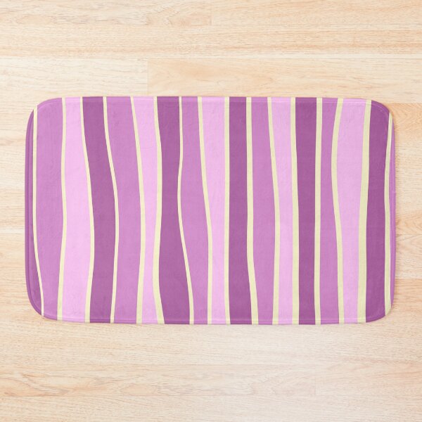 Item preview, Imperfect stripe- Rose pink designed and sold by Pattern Petals.