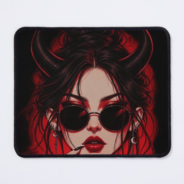 Item preview, Vespera Noir | Modern Demon Woman Art designed and sold by Imagine Isso.