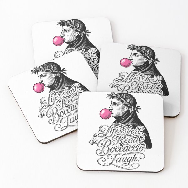 Item preview, Wall Art - Postcard - Boccaccio – Life, Laughter, Literature designed and sold by ForeverPrintsOK.