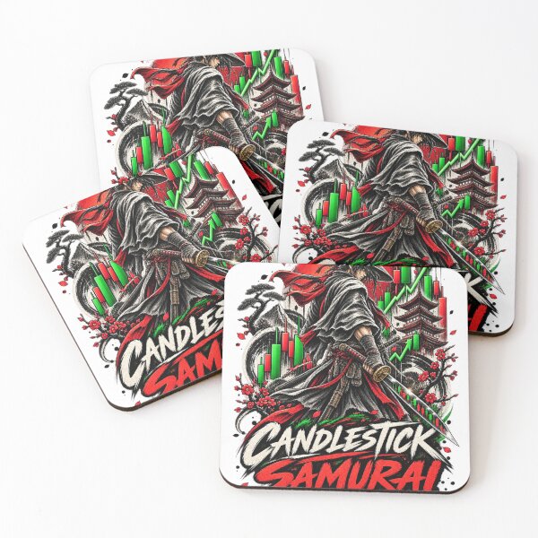 Item preview, Candlestick Samurai Manga Day Trader designed and sold by NovaMoodCo.