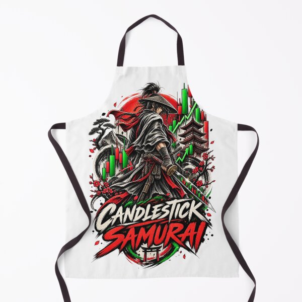 Item preview, Candlestick Samurai Manga Day Trader designed and sold by NovaMoodCo.